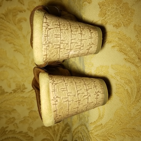 DrScholl's open toe, strap wedge sandals,women's, vegan leather brown . - Picture 3 of 12